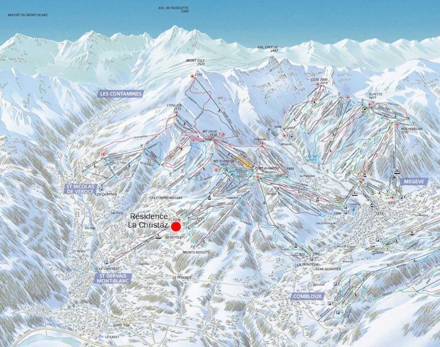 Studio Bettex 4P- Vue Mont-Blanc Saint-Gervais-les-Bains Εξωτερικό φωτογραφία